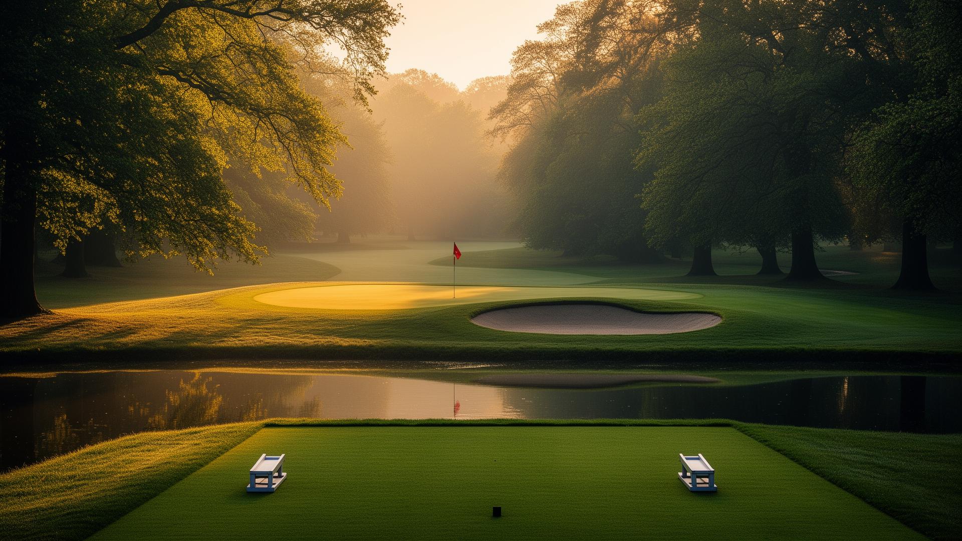 Par-3 golf hole at a UK partner club